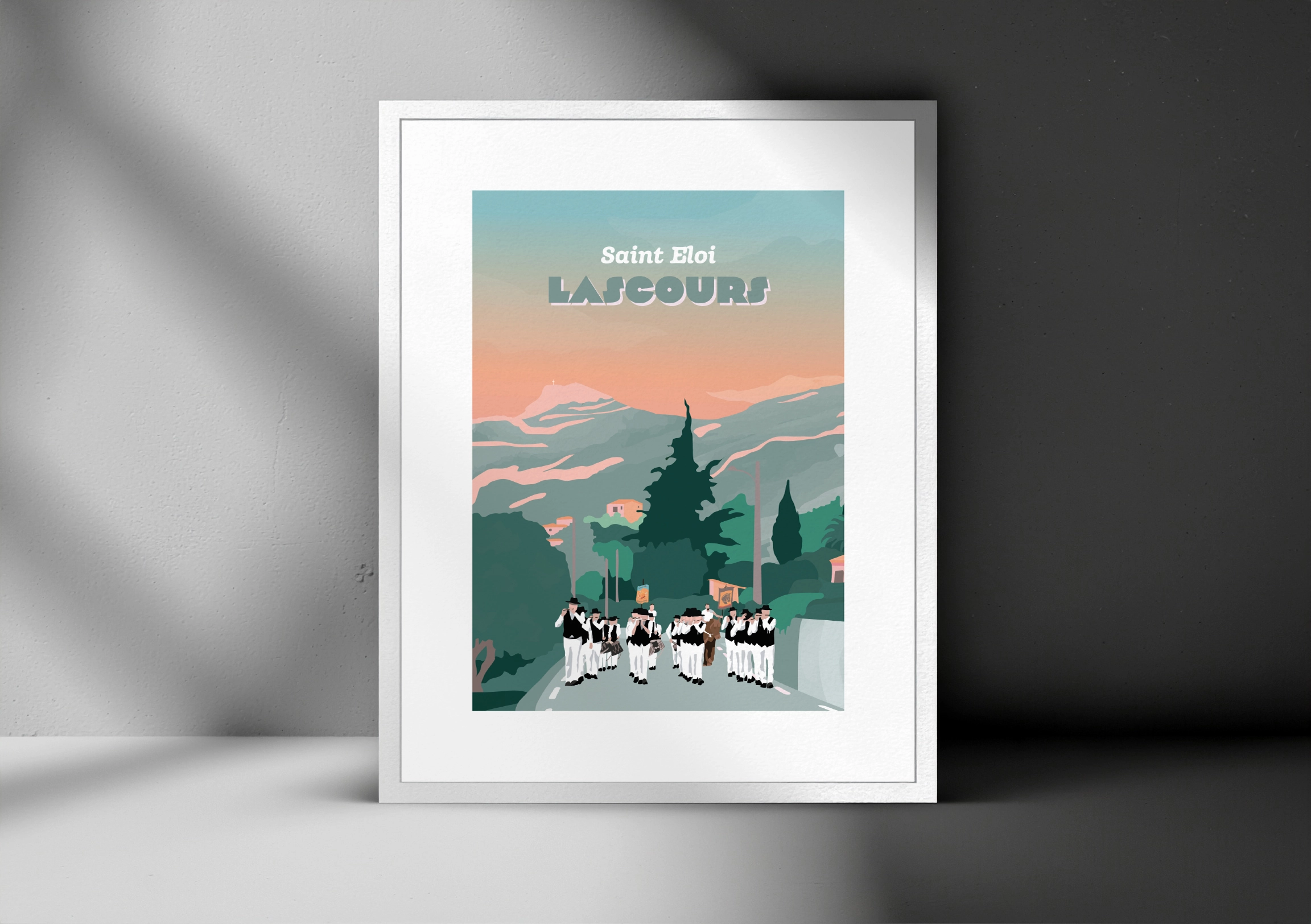 Affiche A3 illustration graphiste Marseille studio yh