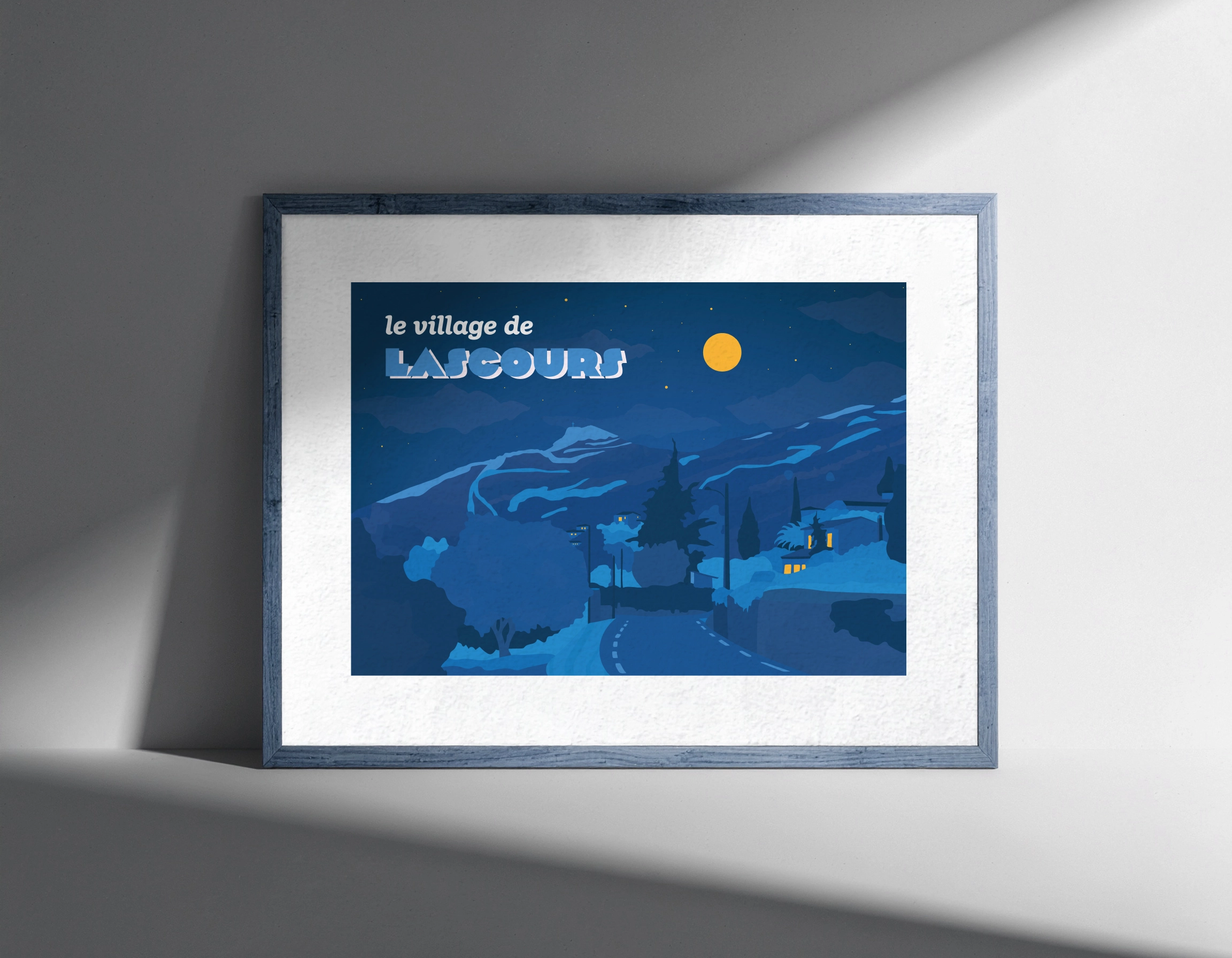 Affiche illustrée graphiste Marseille studio yh