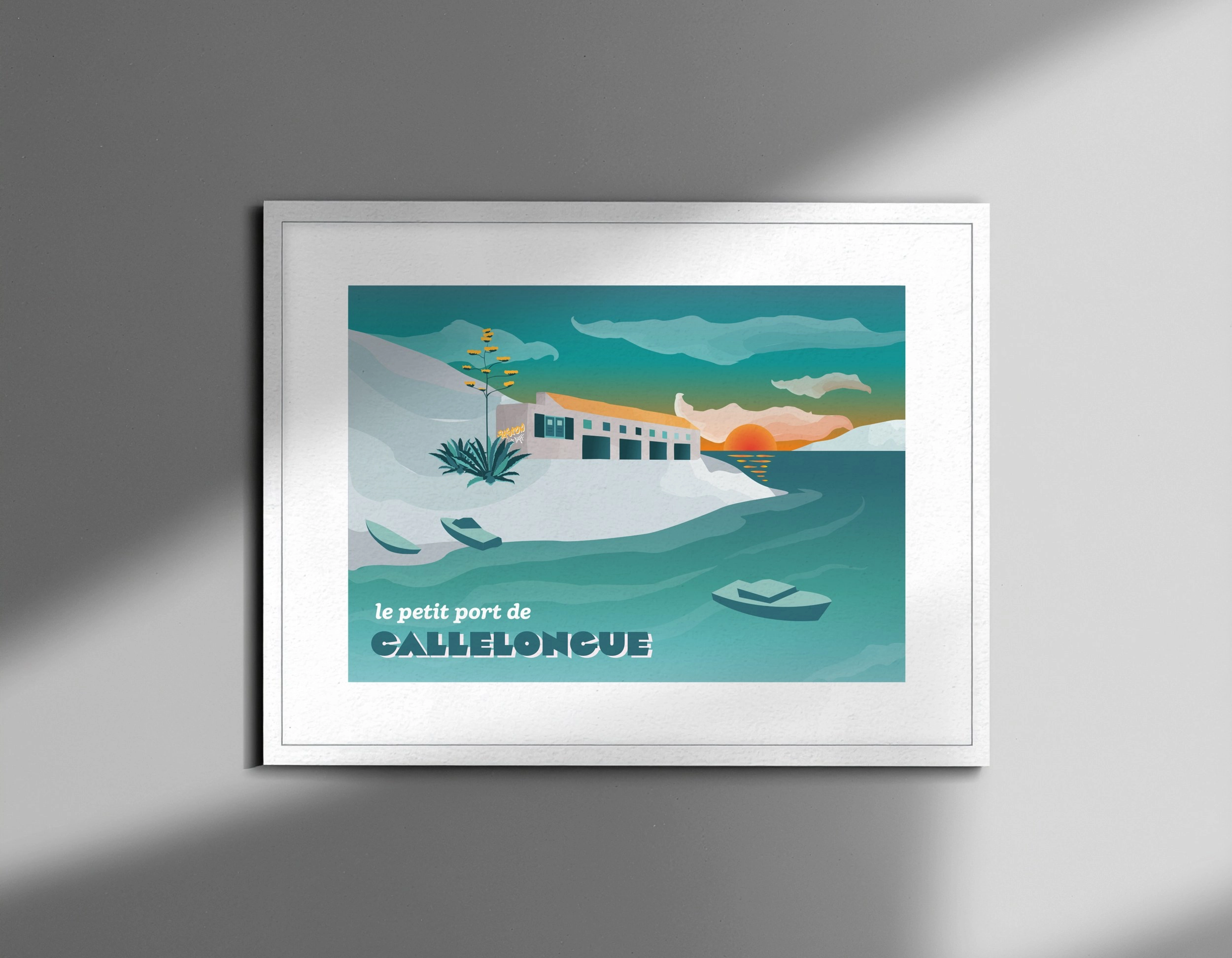 Illustration affiche graphiste Marseille studio yh